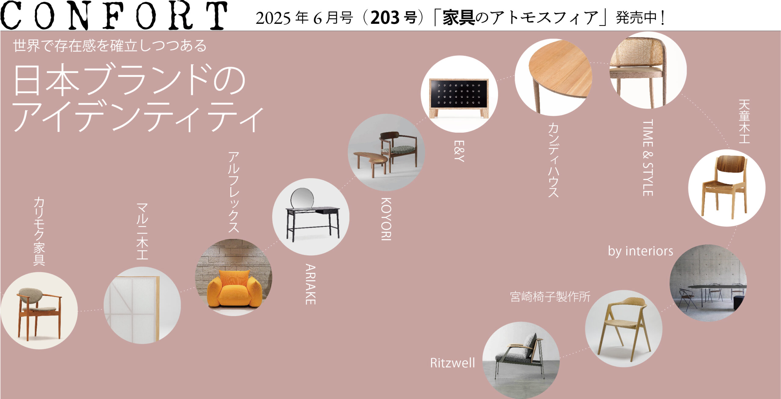 雑誌｜コンフォルト | CONFORT | インテリアの心地よさをつくる